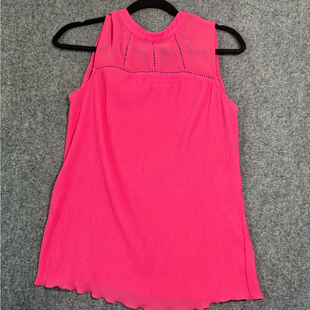 City Streets Hot Pink Sleeveless Blouse